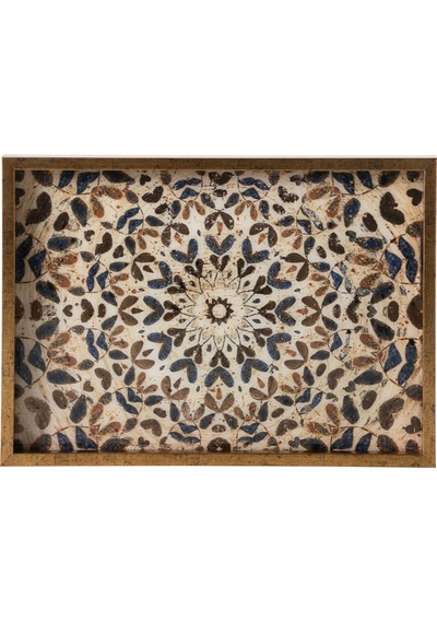 Mudo Home Ephesus Tepsi 31x42cm Çok Renkli