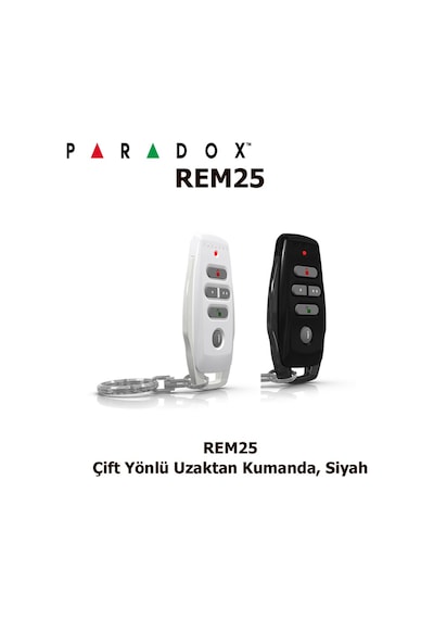 Rem25 Çift Yönlü Uzaktan Kumanda Siyah