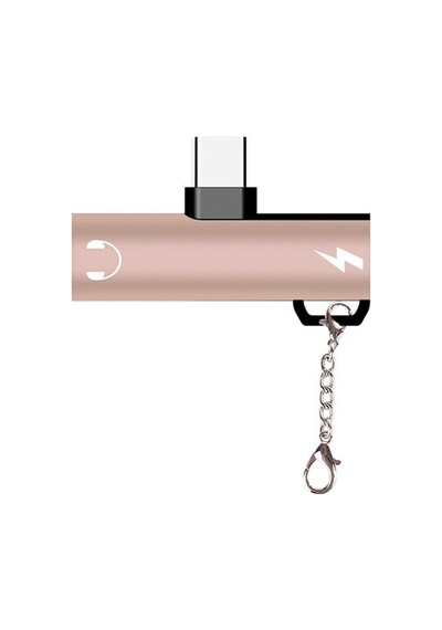 Ally Type-C to 3.5 MM Anahtarlık Dönüştürücü Adaptör Altın