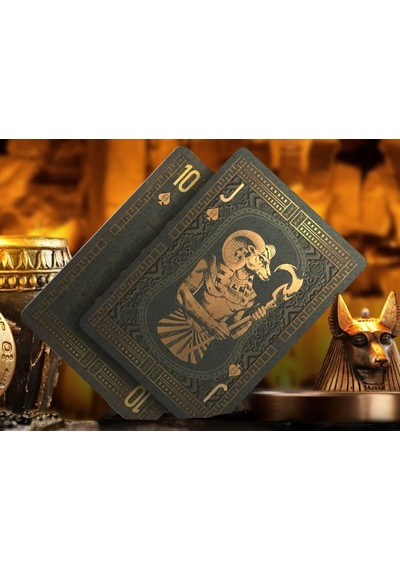 Egypt Mythology Black Edition Pharaoh Dark Gray Oyun İskambil Kartı