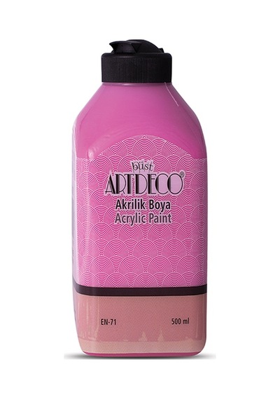 Artdeco Akrilik Boya 500 Ml Şeker Pembe 3678 Çok Renkli