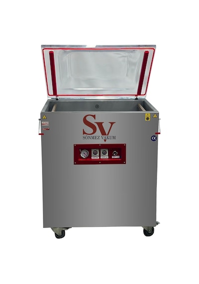 Sönmez Vakum Geniş Hazne 50 65 Çift Çene Vakum Makinesi