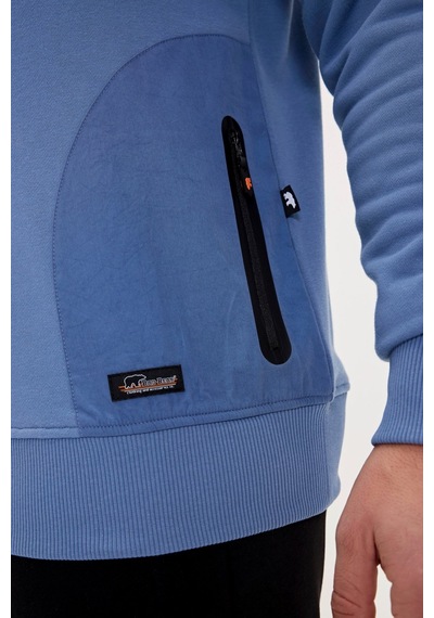 Bad Bear Marlow Element Mavi Erkek Sweatshirt Siyah