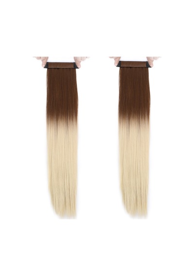 Fiber Sentetik Sihirli At Kuyruğu / Açık Kumral / Platin Ombreli - Mydr-727784 Renkli