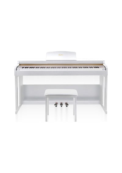 Jwin Sapphire Sdp-214 Çekiç Aksiyonlu 88 Tuşlu Dijital Piyano + Tabure - Beyaz