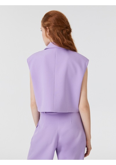 Regular Fit Kadın Yelek Lilac