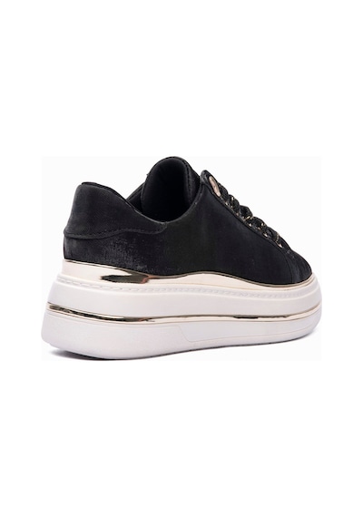 Mubiano Kadın Sneaker Kadife Desenli Gold Detaylı Kalın Tabanlı Spor Ayakkabı Lilium Siyah Siyah Mubiano Kadın Sneaker Kadife Desenli Gold Detaylı Kalın Tabanlı Spor Ayakkabı Lilium Siyah Siyah