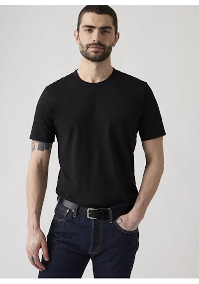 Levi's Orıgınal Erkek Siyah Bisiklet Yaka T-shirt 008bq-0000-14235