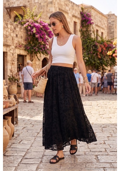 Lela Bayan Etek 6698075 Siyah