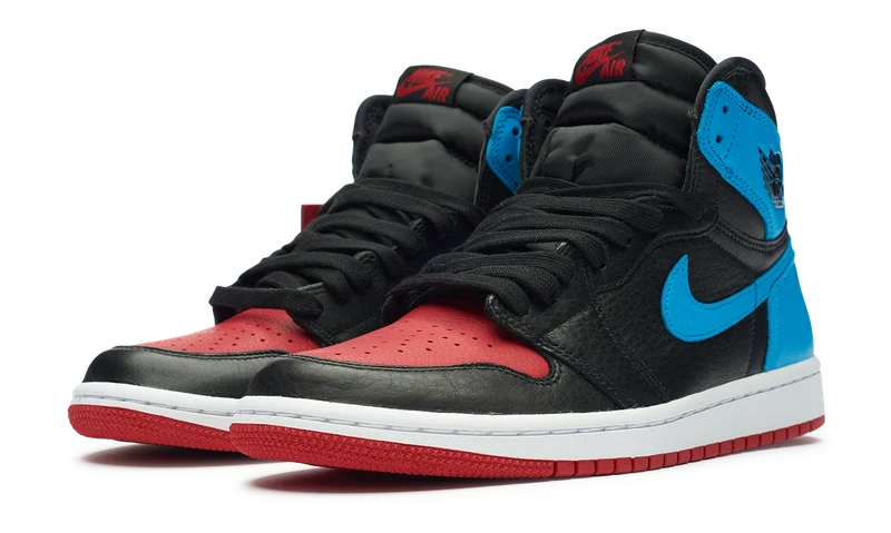 Nike Jordan 1 Retro High Nc To Chi Leather Cd0461-046 Beyaz - Siyah - Mavi