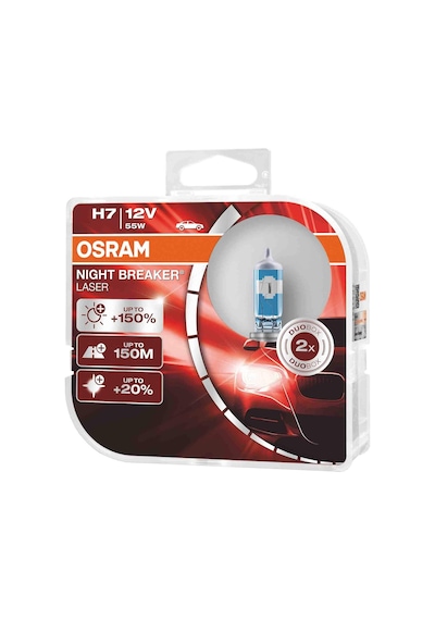 Osram H7%150 Fazla Işık Night Breaker Laser 12v Sku: Smg8690010199911 Açık Kahverengi