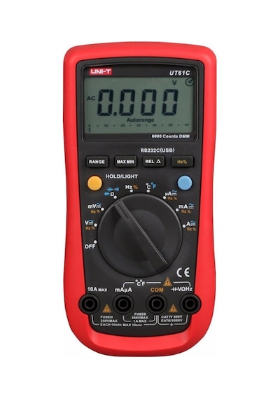 Ut 61C Dijital MuLTimetre Auto Range Rs232 Ut61C Uni-T