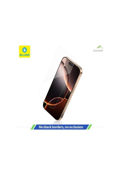 Delux Serisi Şeffaf Koruma Cep Aksesuarı Telefon Camı İphone 16 Pro Uyumlu Cam Ekran Koruyucu