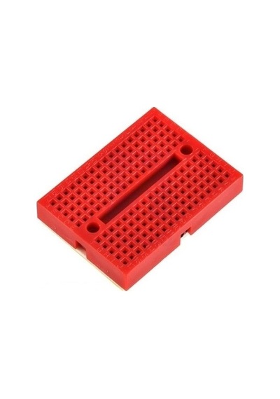 Mini Breadboard Kırmızı Yapışkanlı 170 Pin 1 Adet