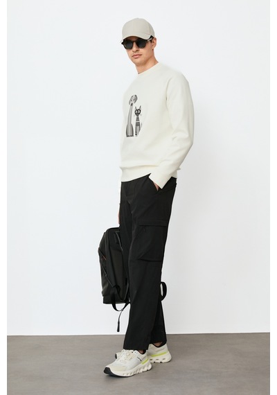 Lufian Alfred Erkek Sweatshirt Kırık Beyaz Kırık Beyaz 112030203100510