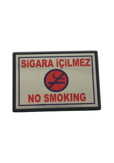 Mey İthalat Cemax Yönlendirme Küçük Sigara İçilmez 10x7 Cm