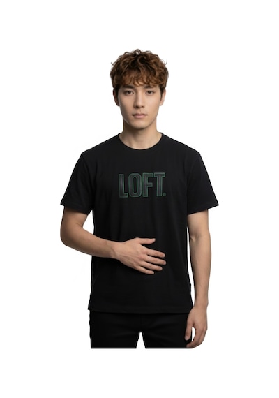 LOFT Regular Fit Erkek Tshirt K.kol Lf2040075 Q1.v1 Siyah