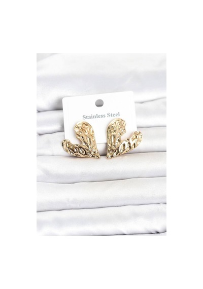 316l Çelik Gold Renk Model Kadın Küpe Tj-bkp11809 Evimdeyokyok