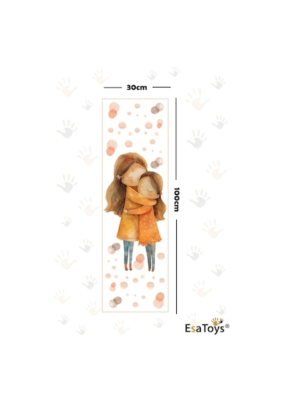 Anne Çocuk Temalı Çocuk Odası Sticker Seti
