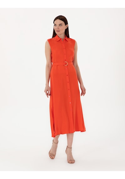 Pierre Cardin Kadın Kırmızı Elbise Dokuma 50306939-vr030 Kırmızı
