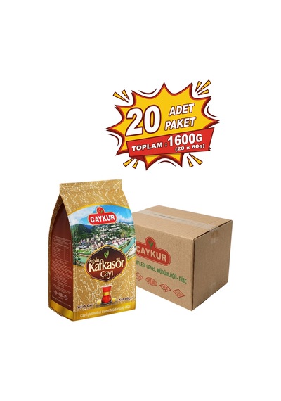 Artvin Kafkasör Çayı 80 Gr. Yirmili Paket