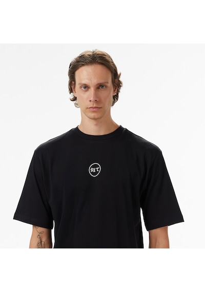 United4 Unıted4 Erkek Siyah T-shirt Ft- Toye SIYAH