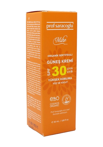 Prof Saraçoğlu Mihr Organik Güneş Kremi SPF30 50 ML