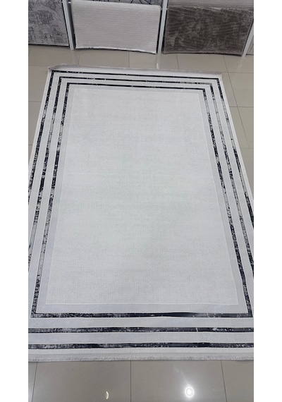 Safyün Halı Kadife Kf452 Gri 200 X 290 Renkli