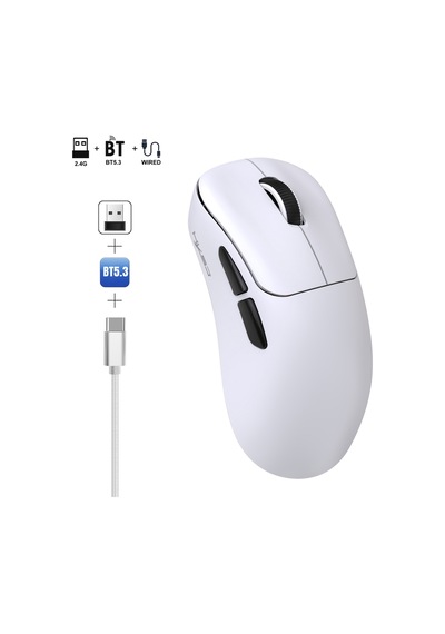 T700 Makrolu Kablosuz Oyuncu Mouse- 3 Modlu Kullanım-500 Mah Batarya Diğer