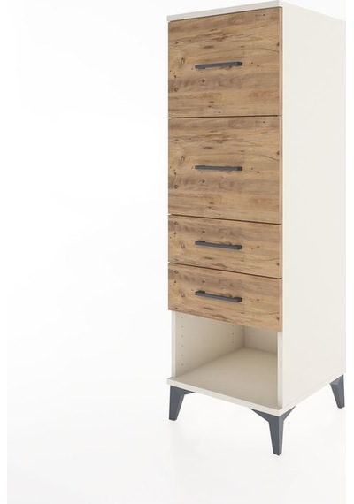 Hyperion Dolap 4 Çekmeceli 44x44x134 Aytaşı-çam Aytaşı