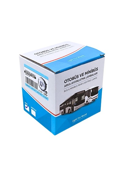 12v Geri Vites Lambası 16 Ledli Yuvarlak 98 Mm