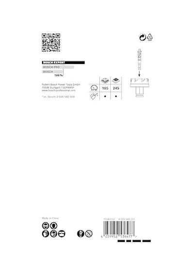 Professional 1x Expert Sheet Metal Delik Açma Testeresi Paslanmaz Çelik Saclar, Ø 68 Mm, Aksesuar Darbeli Matkap/vidalama