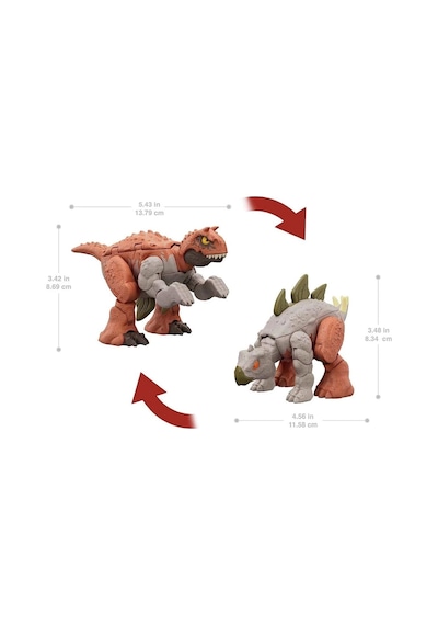 Jurassic World Çifte Tehlike Carnotaurus & Stegosaurus