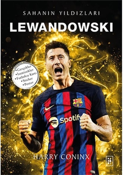 Parodi Sahanın Yıldızları Lewandowski Futbolcu Kartı - Sticker - Poster Hediyeli İstatistikler