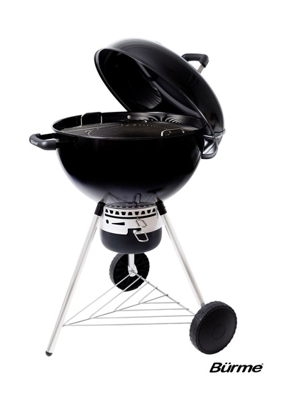 Partner 55.00 Black Profesyonel Kömürlü Barbekü Siyah