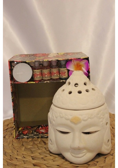 Buhardanlık Buda Set Budha Buhurdanlık Set Seramik