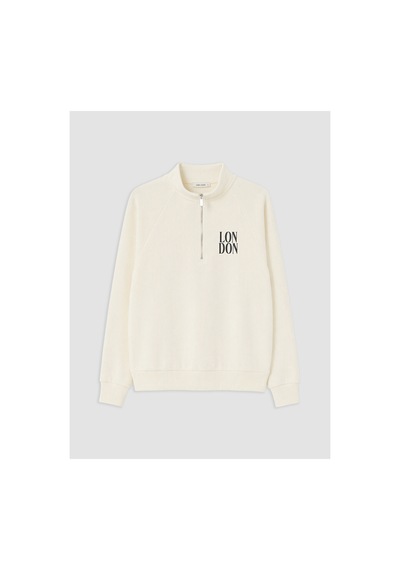 LC Waikiki Alıta Cıty Farkıyla Lcw Vision Ekru Dik Yaka Baskılı Kadın Sweatshirt Ekru - 929818402 Ekru LC Waikiki Alıta Cıty Farkıyla Lcw Vision Ekru Dik Yaka Baskılı Kadın Sweatshirt Ekru - 929818402 Ekru