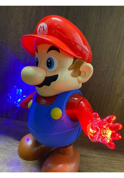 Oyuncak Dans Eden Süpermario Figür Oyuncak Işıklı Sesli Dans Eden Super Mario Figür