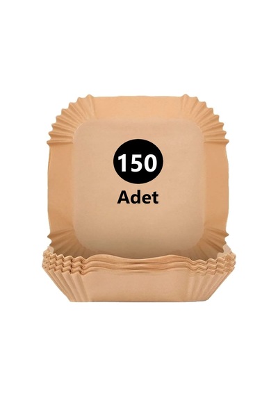 TP Company 150 Adet Airfryer Pişirme Kağıdı Kare Tabak Model Yağlı Kağıt