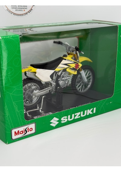 Suzuki Rm-z 250 Cross Motor Diecast Model Motosiklet 1:18 Kutulu