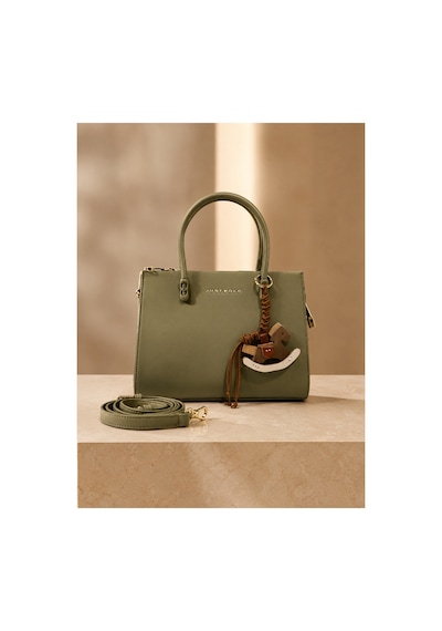 Just Polo Kadın Farmuarlı İthal Kalite Premium Şık Ve Zarif El & Omuz Çantası Ebat : 20 X 18 Cm Yeşil