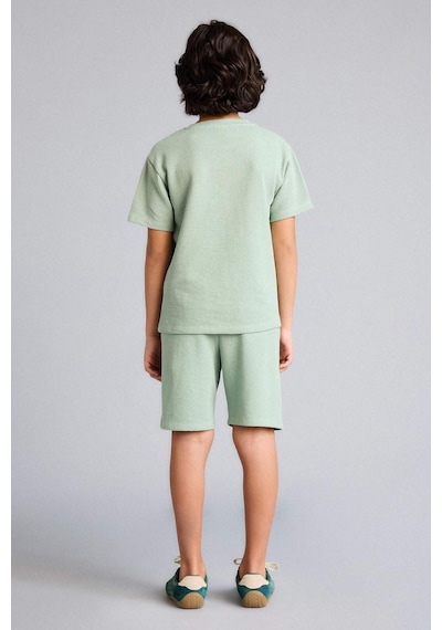 Defacto Tişört Şort Waffle 2li Pijama Takımı Erkek Çocuk D9993a826smkh434 Haki-kh434 Defacto Tişört Şort Waffle 2li Pijama Takımı Erkek Çocuk D9993a826smkh434 Haki-kh434