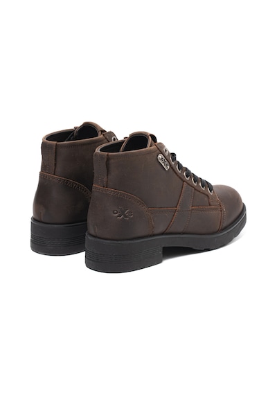 Dark Brown Bot Erkek Oxm003614 Oxs Frank 0036 Mıd M Leather Dk.brown Kahverengi