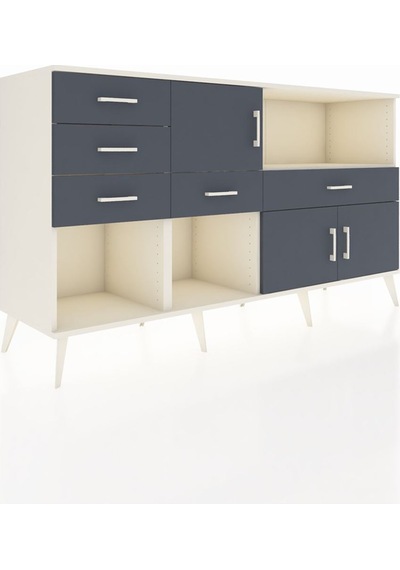Kronos Konsol 2 Raflı 5 Çekmeceli 3 Kapaklı 176x59x99 Aytaşı-antr Aytaşı-antrasit Kronos Konsol 2 Raflı 5 Çekmeceli 3 Kapaklı 176x59x99 Aytaşı-antr Aytaşı-antrasit
