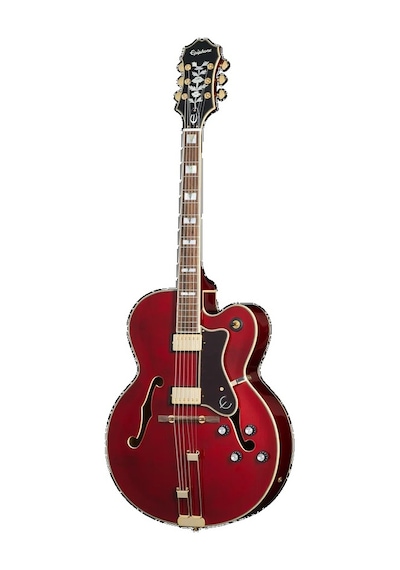 Epiphone Broadway Hollow Body Elektro Gitar Wine Red