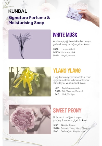 Kundal Signature Perfume & Moisturizing Soap White Musk 100 G