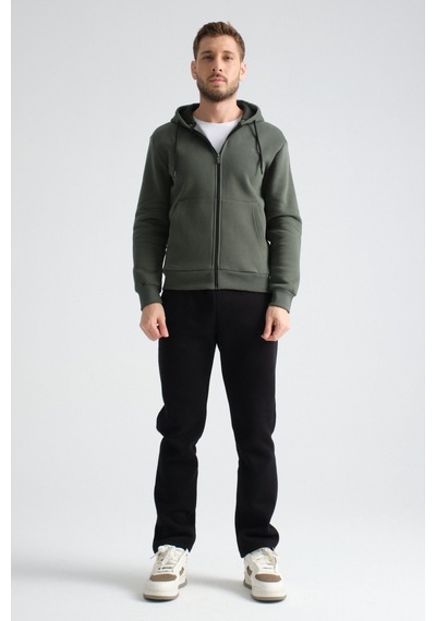 Shooter Sportswear Shooter Erkek Kışlık Eşofman Takımı Luxe Regular Kapüşonlu Füme