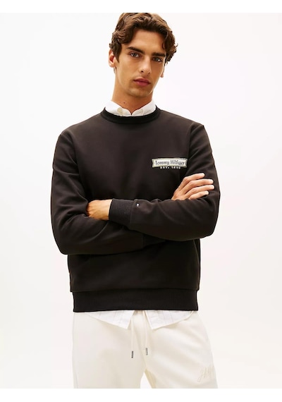 Tommy Hilfiger Mw0mw41433 Diner Erkek Sweatshirt Siyah