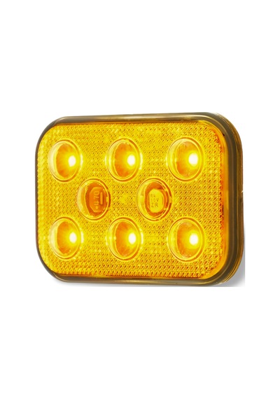 Sbdf6y 10v-30v Dikdörtgen Sarı Led Lamba Off Road , Tekne , Karavan , Kamp