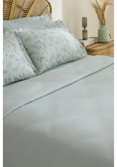 Karaca Home Noa Bambu Tek Kişilik Pike Takımı Mint Mint